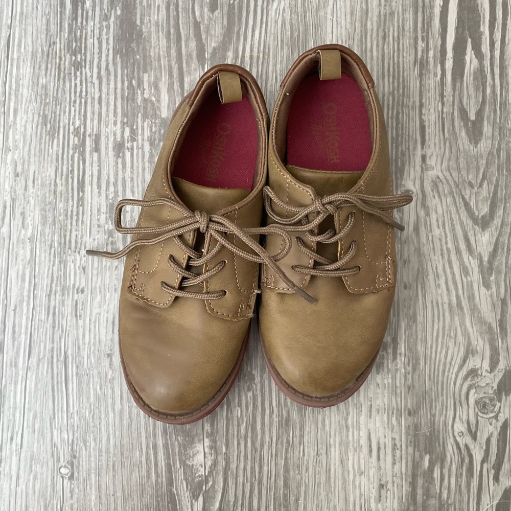 OshKosh B'gosh Tan Boys Dress Shoes